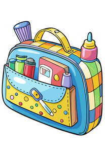 多彩儿童文具收纳包