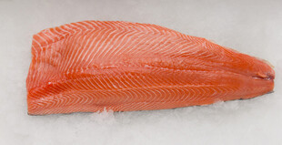 新鲜三文鱼鱼片