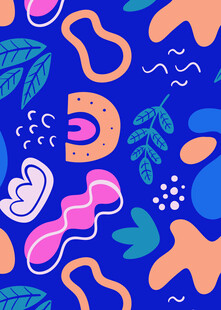 多彩抽象图案装饰背景