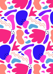 多彩抽象几何图案花纹