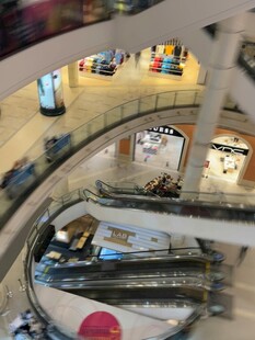 商场内部俯瞰景象