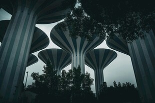 独特造型的城市水塔景观