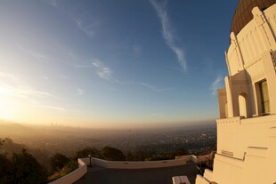 日落时分的天文台美景