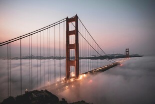 金门大桥晨曦美景