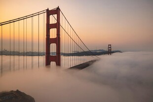 金门大桥晨曦美景