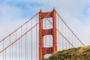 金门大桥壮丽外观