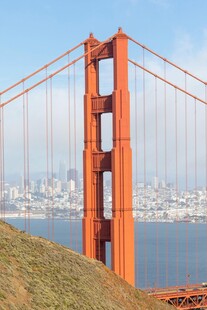 旧金山金门大桥壮丽景观