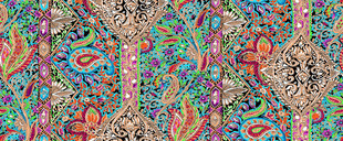 多彩异域风几何图案纹理