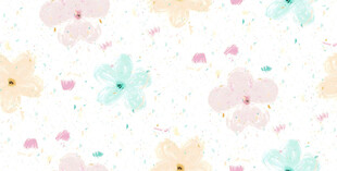 清新花卉图案背景