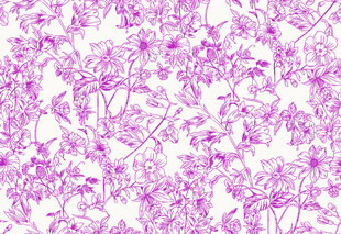 淡紫色花卉图案背景