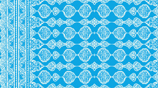 蓝色几何图案无缝背景