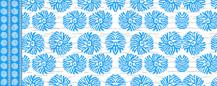 蓝白花纹图案设计素材