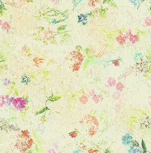 复古风多彩花卉图案背景