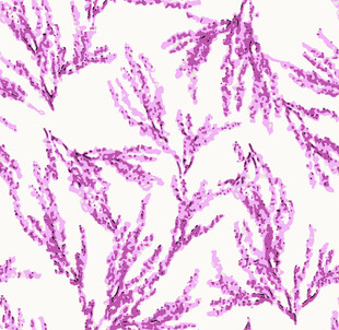 紫色枝叶图案纹理背景