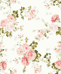 粉色花卉图案背景