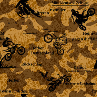 越野摩托车迷彩图案背景