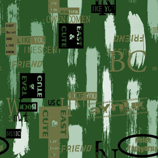 复古涂鸦风字母背景图案