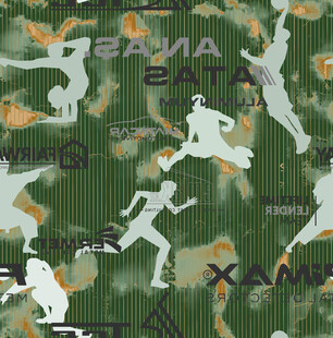 迷彩运动图案面料