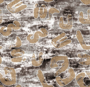 复古风字母纹理背景图案