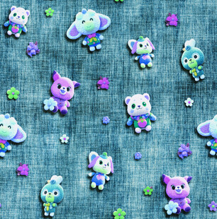 可爱多彩小动物图案