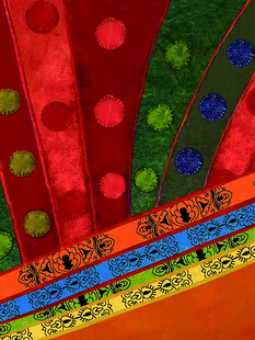 数码印花 定位花 