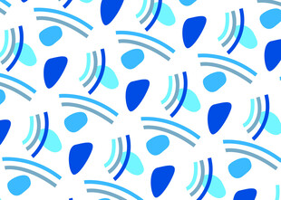 蓝白几何图案背景纹理