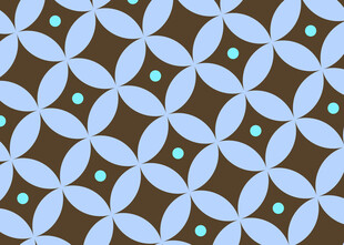 几何花朵图案背景纹理