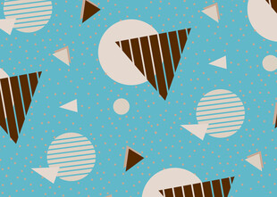 蓝色几何图案背景纹理