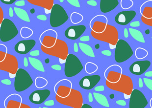 多彩水果图案背景设计