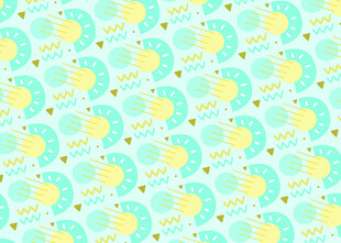 清新几何图案背景纹理