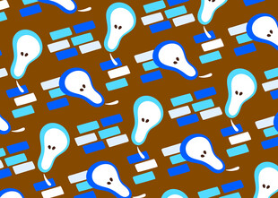 灯泡图案背景设计