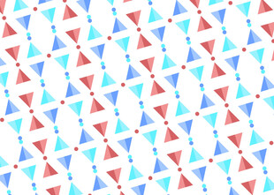 多彩三角几何图案背景