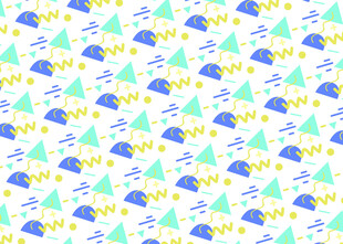 清新森林图案背景