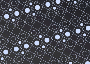 几何圆点图案纹理背景