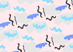 梦幻波浪图案背景