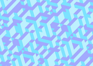 蓝紫几何条纹抽象图案