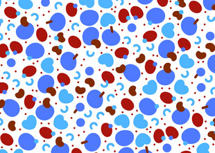 多彩斑点图案背景