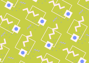 绿色几何图案背景纹理