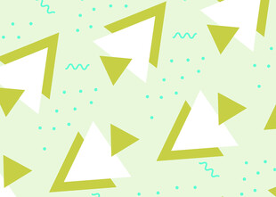 清新几何图案背景