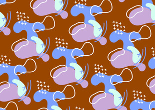 卡通风格乐器图案背景