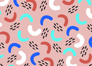 多彩几何图案背景纹理