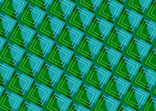 蓝绿色三角图案无缝背景