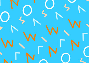 蓝色背景几何图案纹理