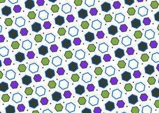 多彩圆形图案背景