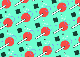 多彩棒棒糖几何图案背景