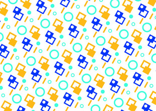 多彩几何图案无缝背景