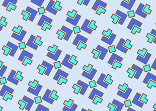 多彩几何图案背景纹理