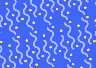 蓝色波点抽象图案背景