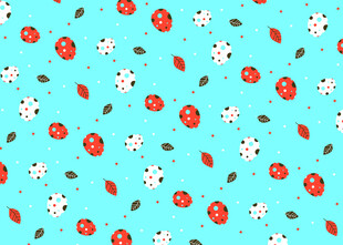 清新花朵图案背景