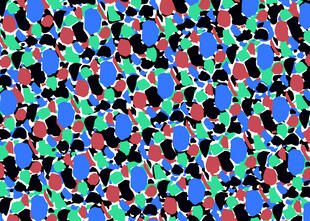 多彩几何图案纹理背景